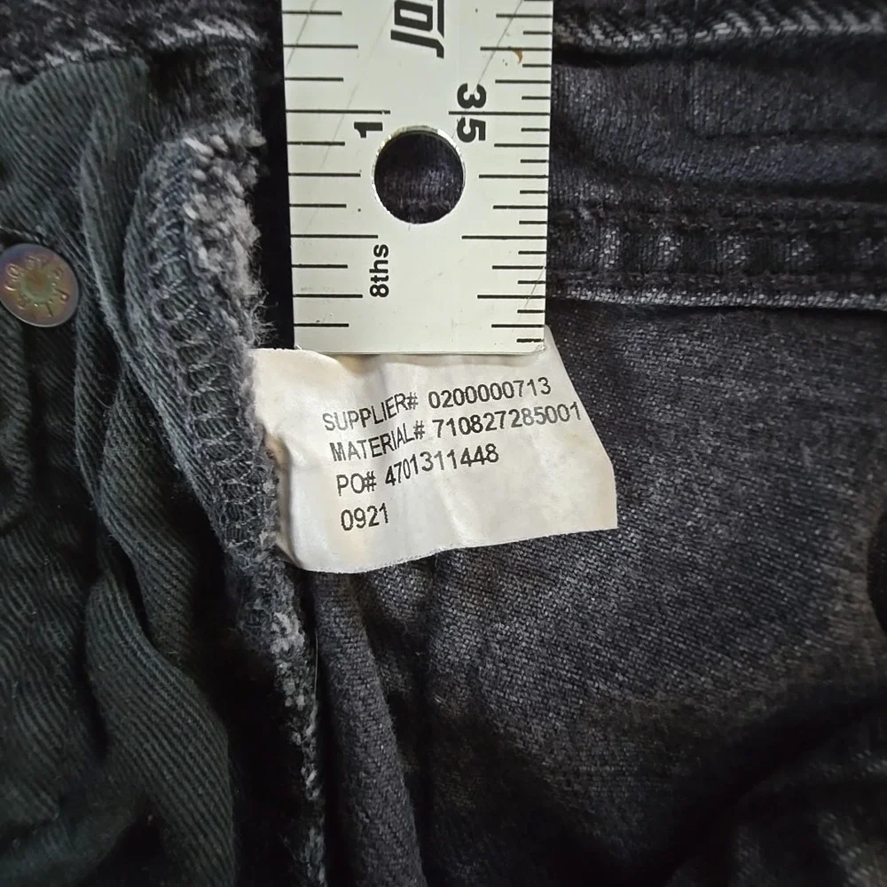 POLO Ralph Lauren Jeans 30x28 Mens Black New York Varsity Tiger Classic Fit